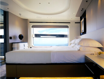 Smart Yacht Living Room with AV Integration