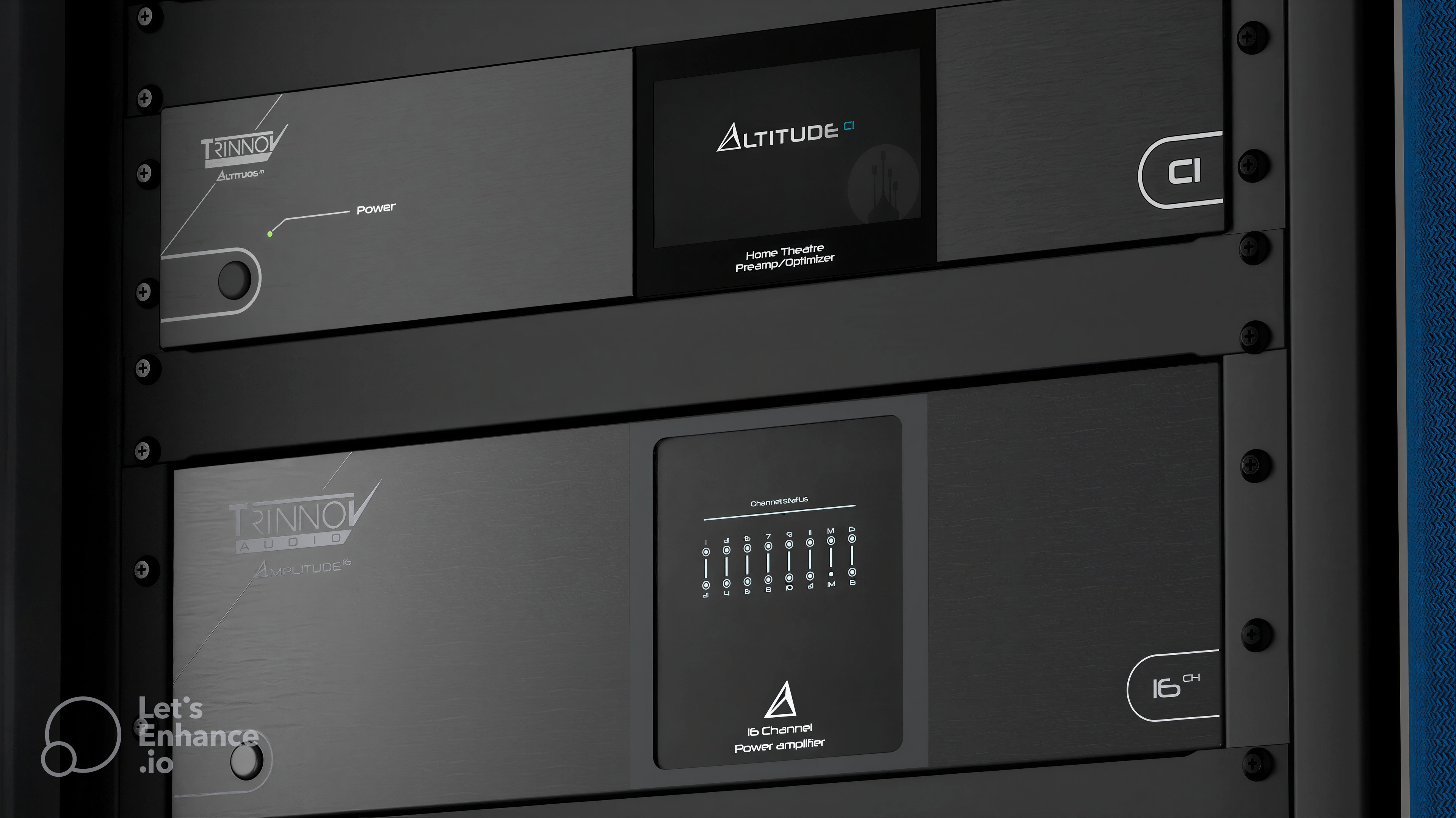 Luxury Bowers & Wilkins home cinema speakers installed for high-end home theatre in Dubai by LuxSmart