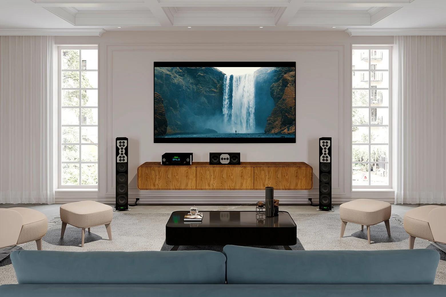 Luxury Audio Video Systems Dubai | Smart Home Cinema & Multi-Room Audio UAE